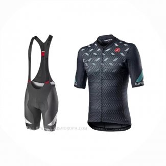 2021 Ropa Ciclismo Castelli Profundo Azul Mangas Corta y Culotte Corto (5)